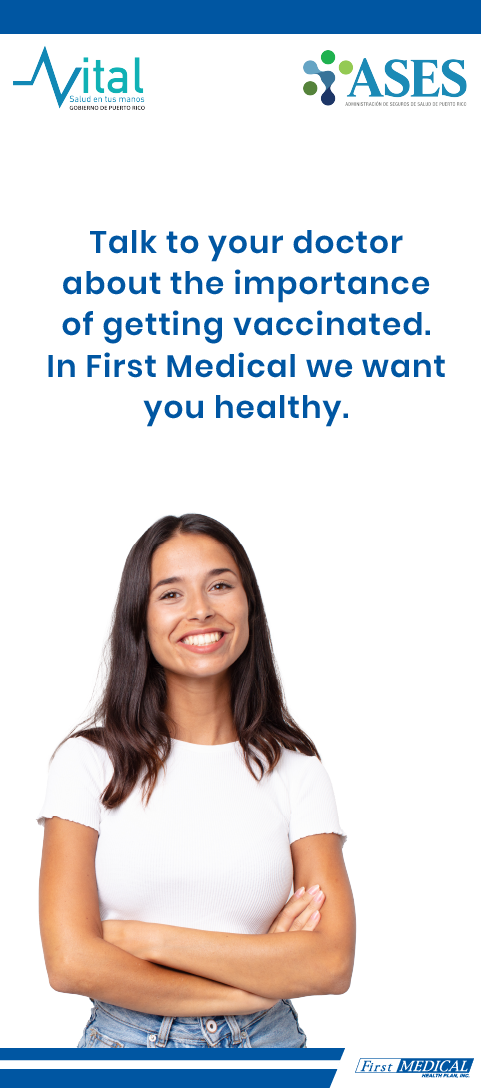 Talk doctor getting Vaccinated